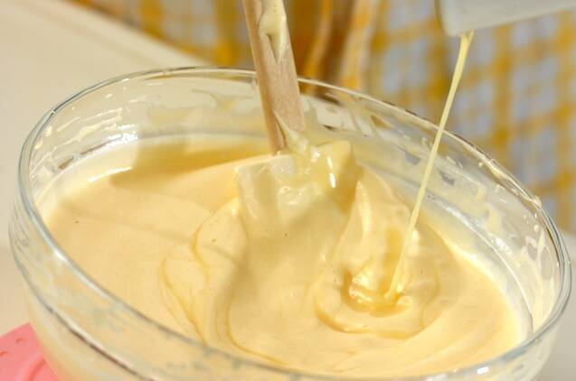 抹茶とホワイトチョコレートのガトーショコラの作り方の手順8