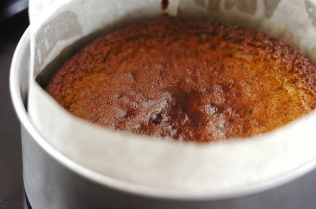 抹茶とホワイトチョコレートのガトーショコラの作り方の手順11