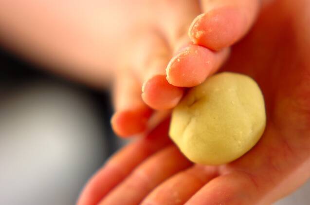 ふんわりいが栗揚げの作り方の手順4