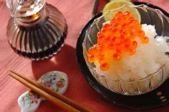 おろしのイクラのせ