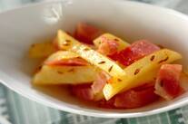 ジャガイモとベーコンのクミン炒め