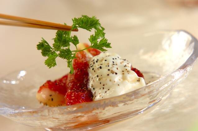 イチジクと水きりヨーグルトの作り方の手順2