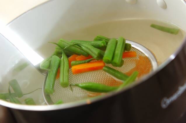 ナスとインゲンのゴマ和えの作り方の手順5