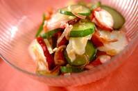 タコとキュウリのユズコショウ和え