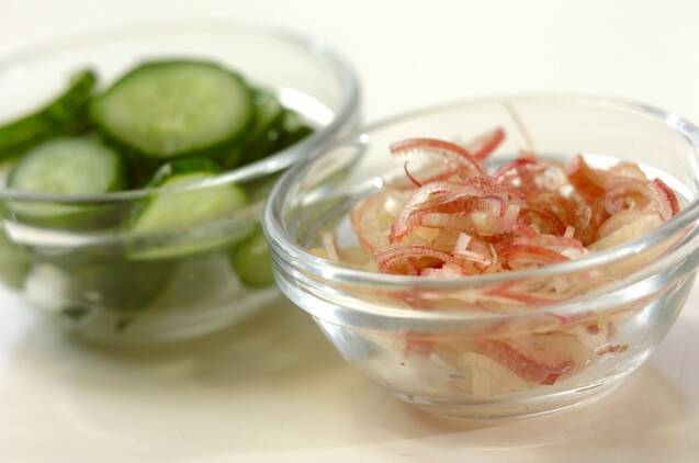 タコとキュウリのユズコショウ和えの作り方の手順2