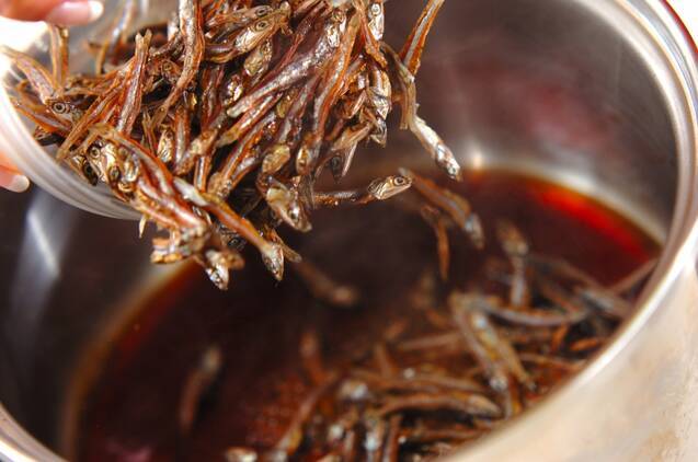 クルミ入り田作りの作り方の手順3