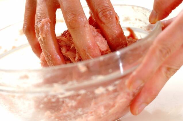 桜エビシューマイの作り方の手順1