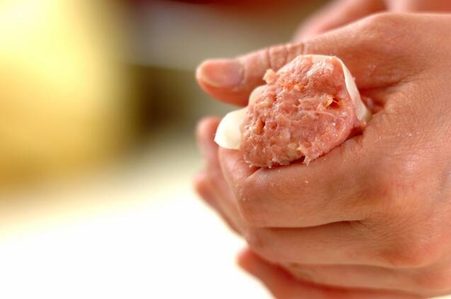 桜エビシューマイの作り方の手順2