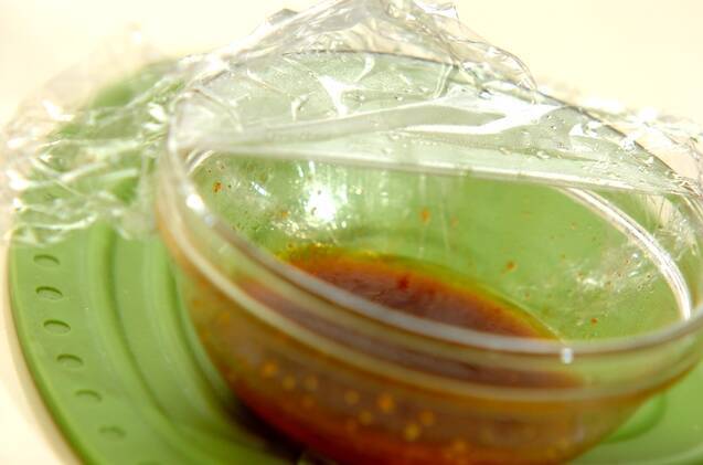 マグロとアボカドの韓国風おつまみの作り方の手順3