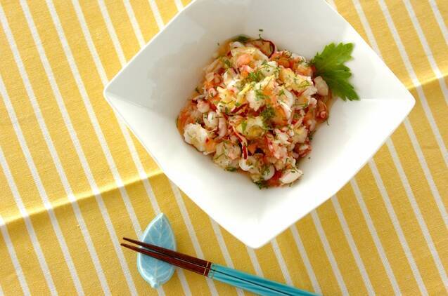 タコとトマトのサラダ