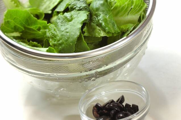 シーザーサラダの作り方の手順1