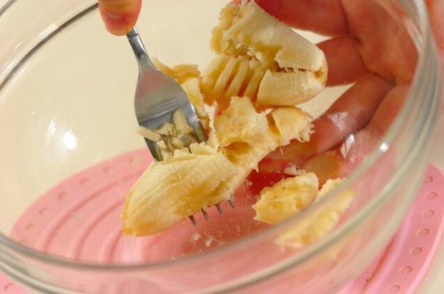 ホットケーキミックスで作るフライパンスコーンの作り方の手順1