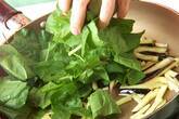 ほうれん草ニンニク炒めの作り方5