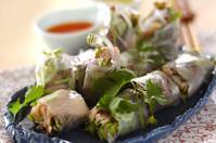 塩鶏の生春巻き