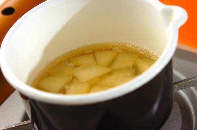 ジャガイモのキムチ豆乳汁の作り方の手順2