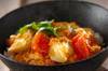 タラとトマトのピリ辛丼の作り方の手順