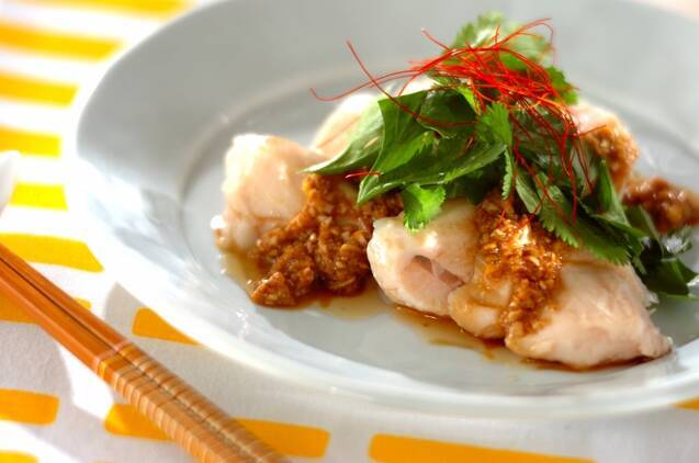 市販のサラダチキンを使った簡単よだれ鷄