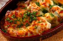 鮭とカリフラワーのグラタン