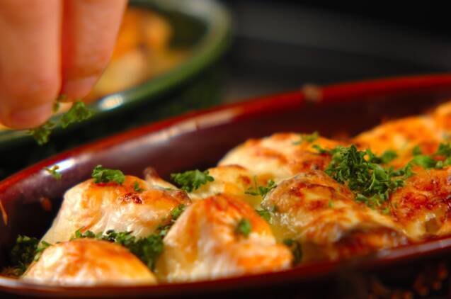 鮭とカリフラワーのグラタンの作り方の手順9