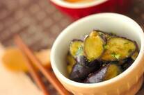 ナスのニラ和え