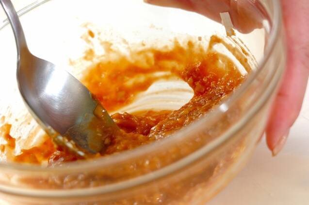 カブとブロッコリーの温野菜サラダコチュジャンダレの作り方の手順3