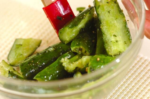 ピリ辛キュウリの作り方の手順3