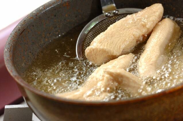 鶏むね肉のスティック唐揚げの作り方の手順3