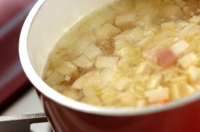 毎日使えるスープ！大豆と野菜たっぷり 簡単おいしい by金丸 利恵さんの作り方の手順4