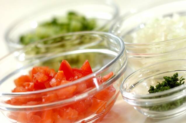 塩サバのラビゴットソースの作り方の手順2