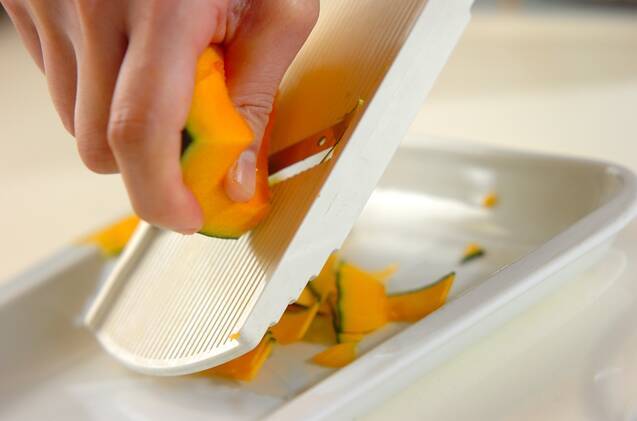 ココナッツオイルの野菜チップスの作り方の手順3