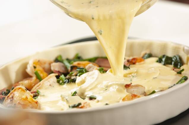 赤ワインに合うホウレン草のキッシュの作り方の手順12