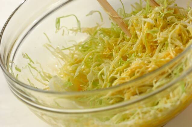 簡単キャベツ焼きの作り方の手順1