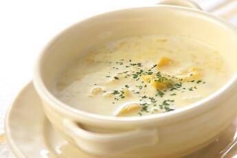 つぶつぶカボチャスープ