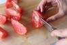 トマトとツナの焦がしねぎだれサラダ麺の作り方の手順1