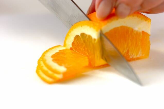 サングリアの作り方の手順1