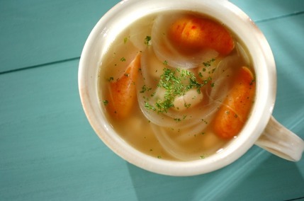 白インゲン豆のスープ