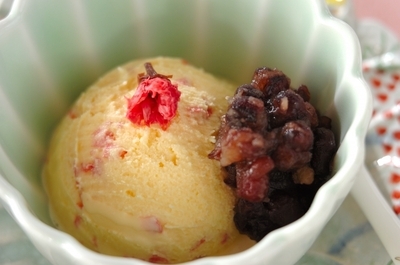 桜の花のアイスのレシピ 作り方 E レシピ 料理のプロが作る簡単レシピ
