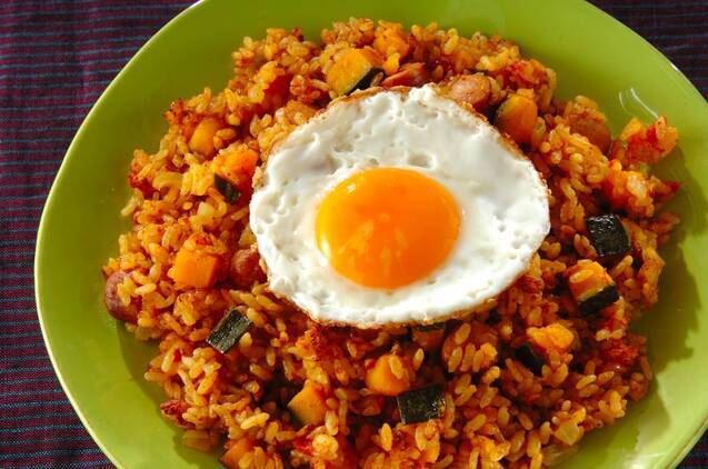 カボチャ入りジャンバラヤ