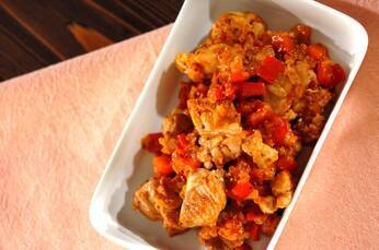 チキンのパプリカ煮