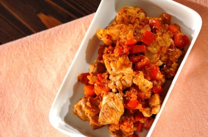 チキンのパプリカ煮