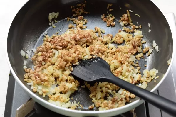 ゴボウの和風キーマカレーの作り方2