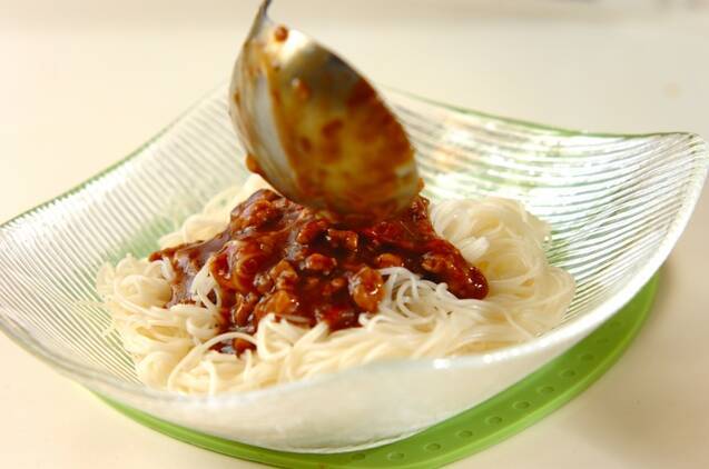 七夕ジャージャー素麺の作り方の手順7