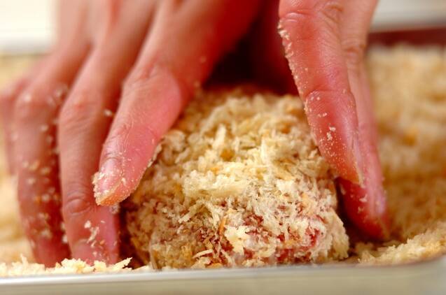 和風メンチカツの作り方の手順3