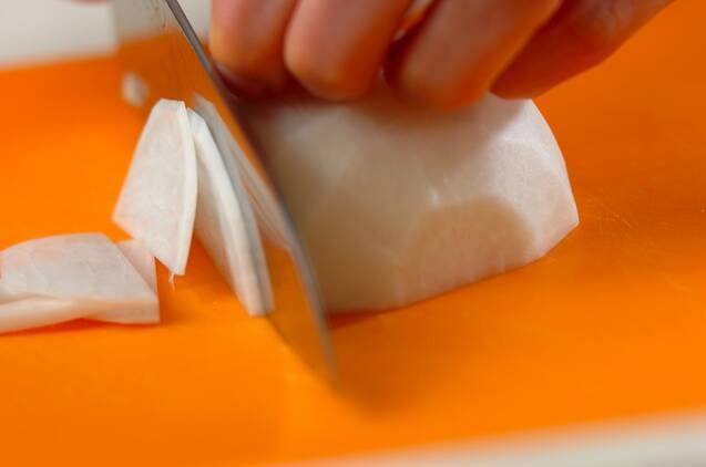 カブのベジポタージュの作り方の手順1