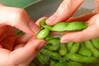 枝豆塩茹での作り方の手順2