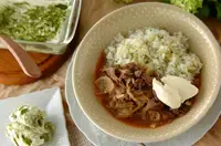 ビーフストロガノフ ポテトライス添え