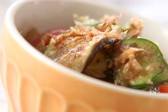 ナスのおかか和え