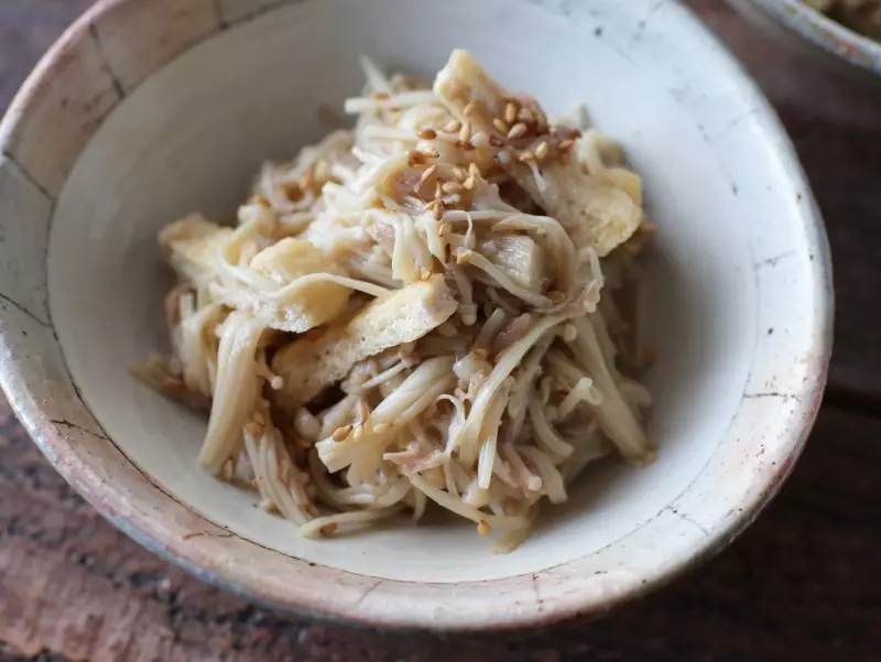 エノキとツナのwの旨味 無限エノキ 副菜 レシピ 作り方 E レシピ 料理のプロが作る簡単レシピ