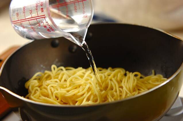 くっつかない焼きそばの作り方の手順3