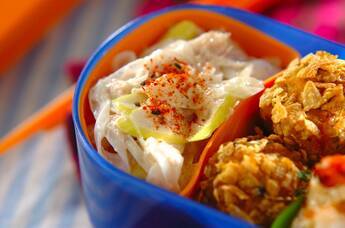 白ネギとツナのサラダ